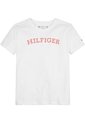Camiseta Blanca Manga Corta Con Logotipo Monotipo Tommy Hilfiger de Tommy Hilfiger