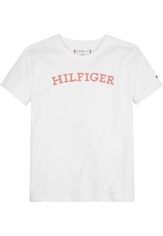 Camiseta Blanca Manga Corta Con Logotipo Monotipo Tommy Hilfiger Tommy Hilfiger