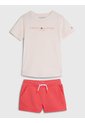 Conjunto Rosa De Camiseta Con Bermudas Essential Tommy Hilfiger de Tommy Hilfiger