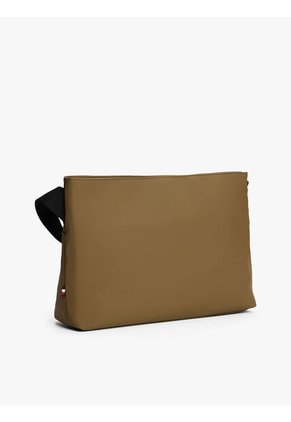 Bolso Chocolate Mensajero Con Correa Cruzada De Tela Tommy Hilfiger