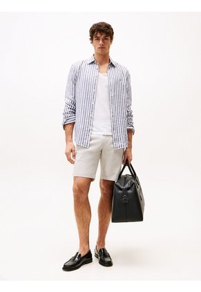 Pantalón Gris Chino Corto Brooklyn Colección 1985 Tommy Hilfiger