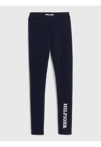 Leggings Azul Con Logotipo Monotipo Tommy Hilfiger Tommy Hilfiger