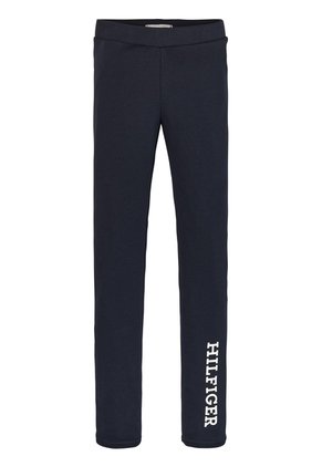 Leggings Azul Con Logotipo Monotipo Tommy Hilfiger
