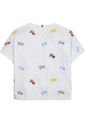 Camiseta Con Bordado Integral Del Logo Niña Blanco Tommy Hilfiger de Tommy Hilfiger