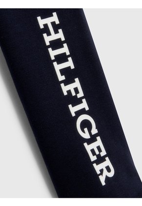 Leggings Azul Con Logotipo Monotipo Tommy Hilfiger