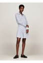 Vestido Celeste Corto Plisado Tommy Hilfiger de Tommy Hilfiger
