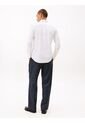Camisa Blanca Slim De Hilo Teñido Tommy Hilfiger de Tommy Hilfiger