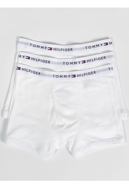 Pack Blanco De 3 Bóxer Con Detalles Distintivos De Tommy Hilfiger Tommy Hilfiger