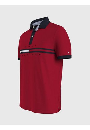 Saco Polo Para Hombre Rojo Tommy Hilfiger