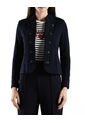 Chaqueta Azul Abierta En Tejido Ponte Con Banda Decorativa Tommy Hilfiger de Tommy Hilfiger