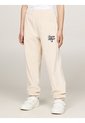 Pantalón Niña Gris Velour Con Logo Script Tommy Hilfiger de Tommy Hilfiger