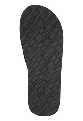 Sandalias Flip Flop Negro Patch De Playa Negro Tommy Hilfiger