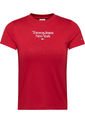 Camiseta Esencial De Vestir Tommy Jeans Mujer Rojo Tommy Jeans de Tommy Hilfiger