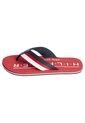 Sandalias Flip Flop Rojo Estampado De Playa Rojo Tommy Hilfiger de Tommy Hilfiger