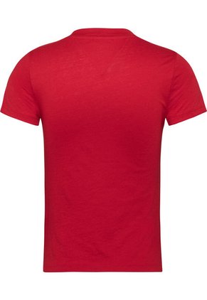 Camiseta Esencial De Vestir Tommy Jeans Mujer Rojo Tommy Jeans