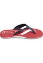 Sandalias Flip Flop Rojo Estampado De Playa Rojo Tommy Hilfiger de Tommy Hilfiger
