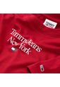 Camiseta Esencial De Vestir Tommy Jeans Mujer Rojo Tommy Jeans de Tommy Hilfiger