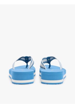 Sandalias Celeste De Cuña Con Tira Trenzada Tommy Hilfiger