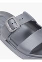 Sandalias Gris Con Doble Tira Y Logo Esmaltado Tommy Hilfiger de Tommy Hilfiger