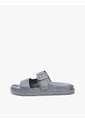 Sandalias Gris Con Doble Tira Y Logo Esmaltado Tommy Hilfiger de Tommy Hilfiger