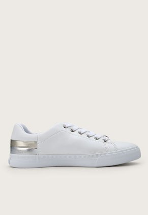 Tenis Lifestyle Blanco-Dorado-Plateado Tommy Hilfiger