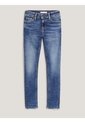Jeans Azul Niña Nora Ceñidos Con Bajos Sin Rematar Tommy Hilfiger de Tommy Hilfiger