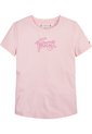 Camiseta Rosa De Manga Corta Con Estampado De Logotipo Tommy Hilfiger de Tommy Hilfiger