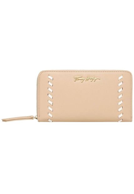 Cartera Con Cierre De Cremallera Mujer Coral Tommy Hilfiger Mujer Coral Tommy Hilfiger