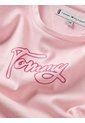 Camiseta Rosa De Manga Corta Con Estampado De Logotipo Tommy Hilfiger de Tommy Hilfiger