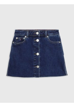 Minifalda De Niña Jeans Con Botones Tommy Hilfiger