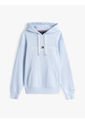 Buzo Celeste Con Capota Y Logo Bordado Tommy Hilfiger de Tommy Hilfiger