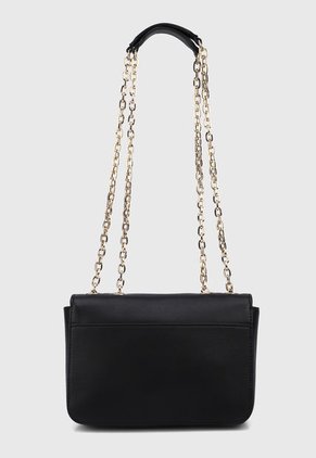 Bolso Manos Libres Negro-Dorado Tommy Hilfiger