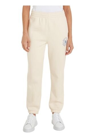 Jogger Blanco Con Monograma TH En El Lateral Tommy Hilfiger Tommy Hilfiger