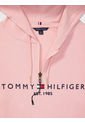Hoodie Manga Larga Con Logo Mujer Rosa Tommy Hilfiger de Tommy Hilfiger