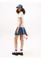 Camiseta Blanca De Corte Regular Tommy Girl Tommy Jeans de Tommy Hilfiger