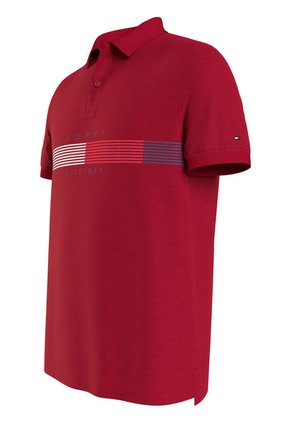 Polo Con Logo Rojo Tommy Hilfiger