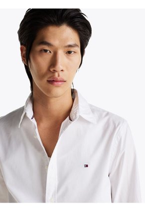 Camisa Blanca TH Flex De Corte Slim Tommy Hilfiger