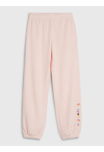 Joggers Rosado Multilogo Para Niña Tommy Hilfiger