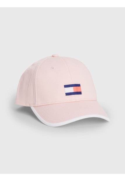 Gorra De Béisbol Para Niños Con Logo Unisex Rosa Tommy Hilfiger