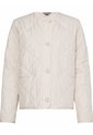 Chaqueta Acolchada Corta Sin Cuello Mujer Blanco Tommy Hilfiger de Tommy Hilfiger