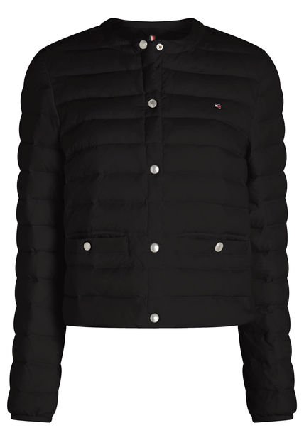 Chaqueta Acolchada Mujer Negro Tommy Hilfiger