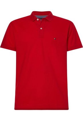 Polo Rojo De Corte Regular Tommy Hilfiger