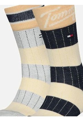 Paquete De 2 Calcetines Con Logo Bordado Para Niños Tommy Hilfiger
