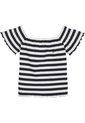 Camiseta Multicolor A Rayas Con Escote Hombros Descubiertos Tommy Hilfiger de Tommy Hilfiger