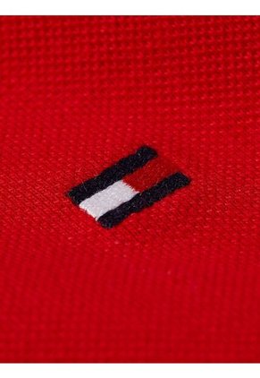 Polo Rojo De Corte Regular Tommy Hilfiger