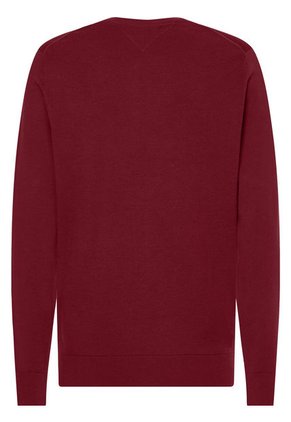Súeter De Algodón Con Cuello Redondo Hombre Rojo Tommy Hilfiger