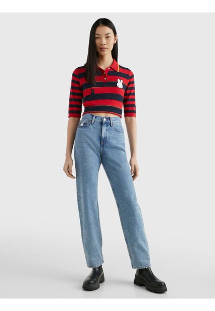 Jeans Azul De Corte Amplio X Miffy Para Mujer  Tommy Hilfiger