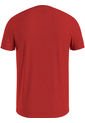 Camiseta Slim Fit Con Logo Bordado Hombre Rojo Tommy Hilfiger de Tommy Hilfiger
