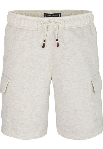 Cargo Blanco Sweatshorts De Niño Tommy Hilfiger