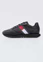 Tenis Lifestyle Negro Multicolor Tommy Jeans Retro Runner Mix de Tommy Hilfiger